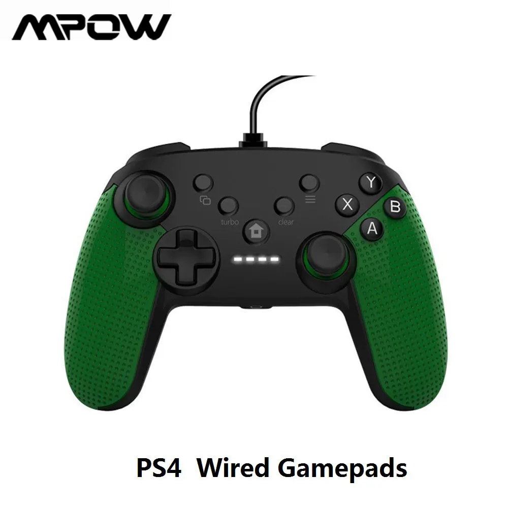 Игровой контроллер PS4 проводной игровой с джойстиком 360 градусов Вибрирующая