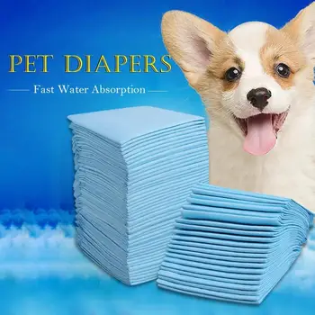 

Pet Diapers Super Absorbent Dog Training Urine Pad Diaper Antibacterial Cat Puppy Dog Nappy Pet Cleaning Supply