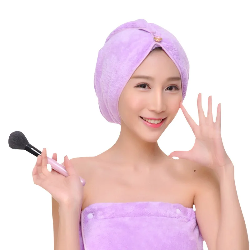 Прочный Удобный; бархат кораллового цвета; душ Кепки толстый очень большая индукционная плита-Сковорода Творческий сухих волос Кепки, быстро сохнет, не пролить Повседневное душ Кепки