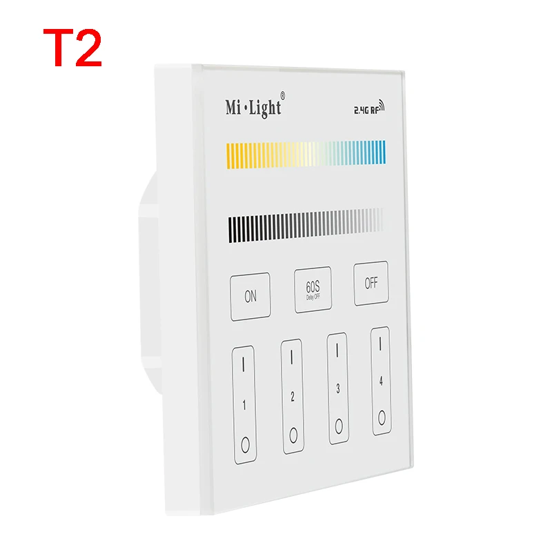 Miboxer PL2 40 Вт Светодиодный светильник с цветной температурой 220 В 2 4G CCT Smart Panel пульт