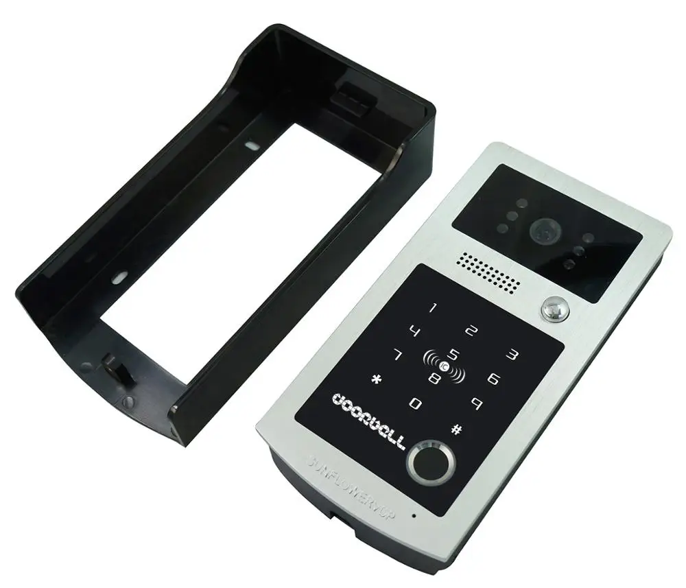 Intercoms for Apartment Fingerprint Video Intercom for Home +32GB 9 inches House Intercom With Recording Video Intercom Bell Kit