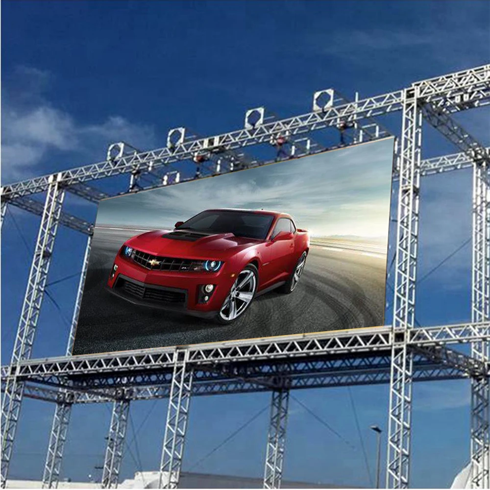 

P3.91 Outdoor LED Rental Screen Panel 500x500mm Size Full Color LED Matrix Wall Panel HD LED Display 3.91mm Pixel Pitch