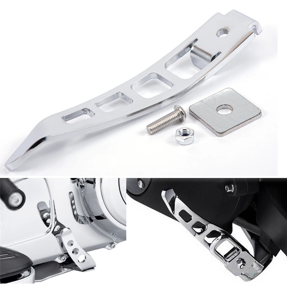 Motorcycle Stand Kickstand Extension Kit Chrome Foot Pedal For Harley