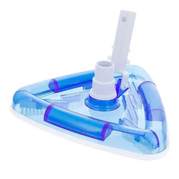 

Transparent Weighted Cleaning Head Swimming Pool Triangle Suction Brush Swimming Pool Cleaning Brushes Tool