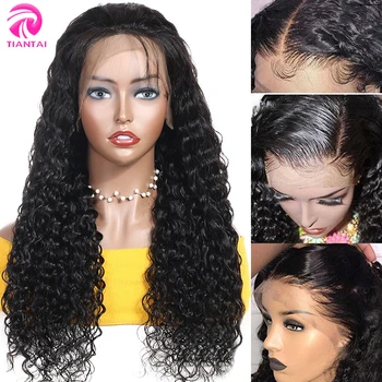 

TIANTAI 13x4 Water Wave Wig Lace Front Human Hair Wigs Lace Wig Human Hair Lace Front Wig for Women Brazilian Remy 180 Density