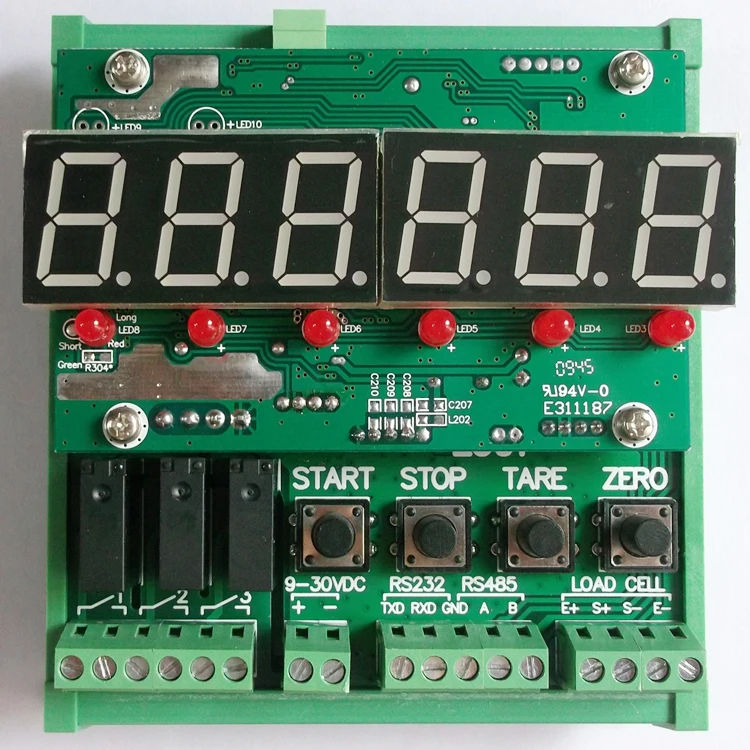 Датчик взвешивания RS485/RS232/4-20mA/0-5 V/0-10 V/трехходовое реле