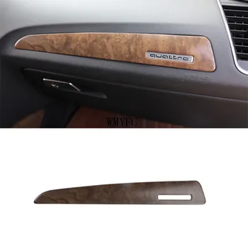 

ABS Carbon Fiber Car Styling Co-pilot Dashboard Panel Frame Cover Trim For Audi Q5 2009 2010 2011 2012 2013 2014 2015 2016 2017