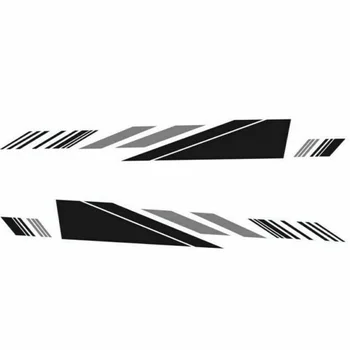 

2Pcs Car Sticker Decal Racing Stripe Waterproof Fade-resistant Replacement