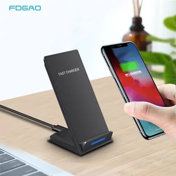 チーユニバーサル電話ワイヤレス充電器サムスンギャラクシー S6 S7 注用スタンド 5 ワイヤレス高速充電パッドワイヤレス充電器
