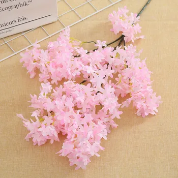 

Manufacturers Wholesale Wedding Encryption Cross Cherry Blossom Model Clove Oncidium Wedding Placed Soft Decoration Flowers Lila