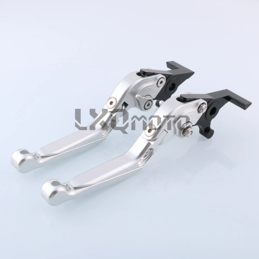 Серебристый Лазерный Логотип(ZX-10R) для Kawasaki ZX10R 04-05 ZX-10R ZX 10R 2004-2005 CNC складной выдвижной Мотоцикл тормозные рычаги сцепления - Цвет: Серебристый