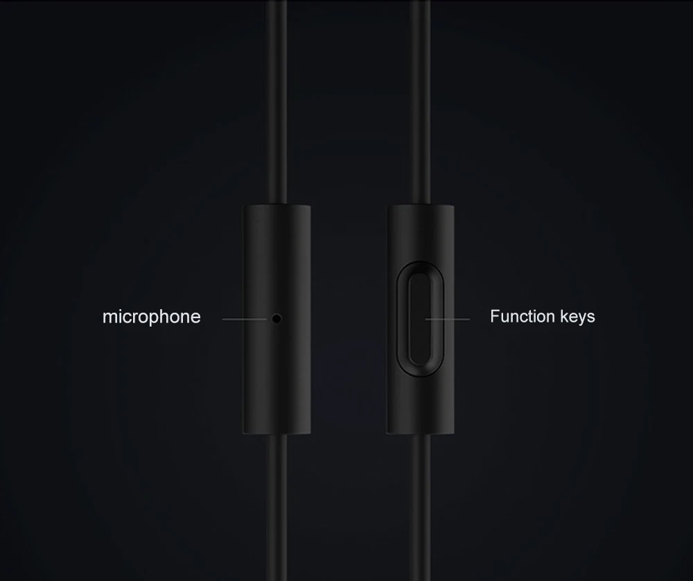Original Xiaomi Earphone 3.5mm In-Ear Eadphone With Mic Wire Control Bass Stereo Sound Headphones for Mi Note 10 CC9 X2 F2 Pro
