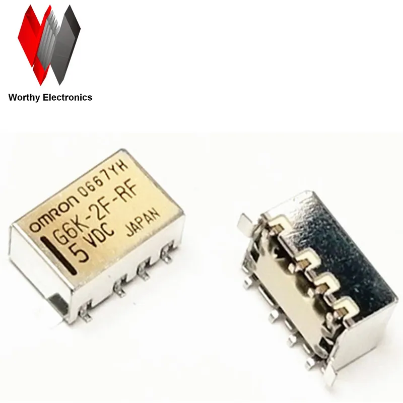 10 шт./лот G6K-2F-RF-5VDC 1A 8 футов реле