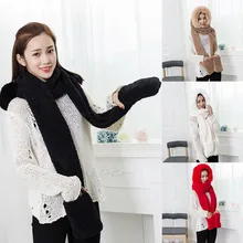 Женская зимняя теплая пушистая шапка-шарф с капюшоном из искусственного меха, шапка-снуд с карманами, шапки-перчатки, женские повседневные Шапки, бейсболки в стиле хип-хоп 40mi15