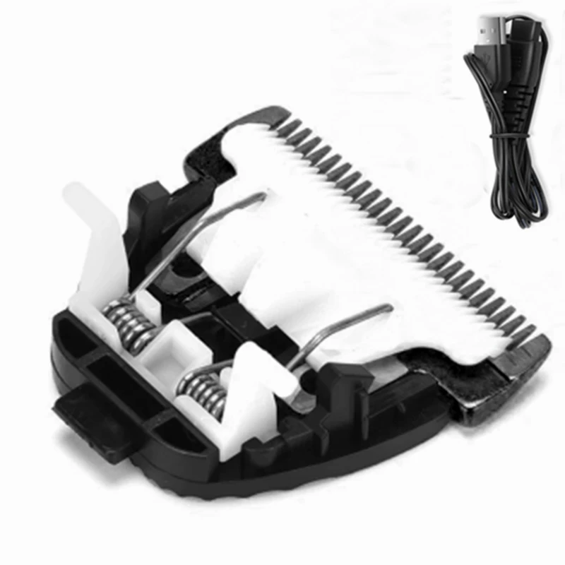 Surker RFC 688B лезвие бритвы hatteker 69001 USB кабель оригинальный керамический титановый сменный клипер лезвие резак|Электробритвы| | АлиЭкспресс