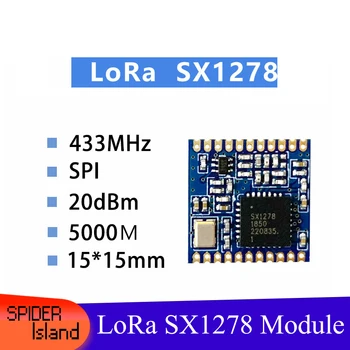 

LoRa Spread Spectrum SX1278 / SX1268 Wireless Module 433M Wireless Transceiver Module SPI 5000 Meters