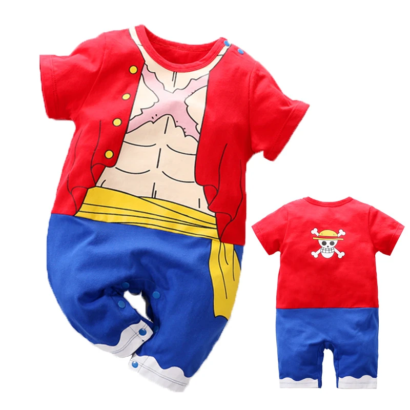 cute baby bodysuits One Piece Luffy Cosplay Costume Newborn Baby Rompers Cotton  Clothes Toddler Infant Jumpsuits Baby Boy Girl Clothing Onesie Baby Bodysuits comfotable