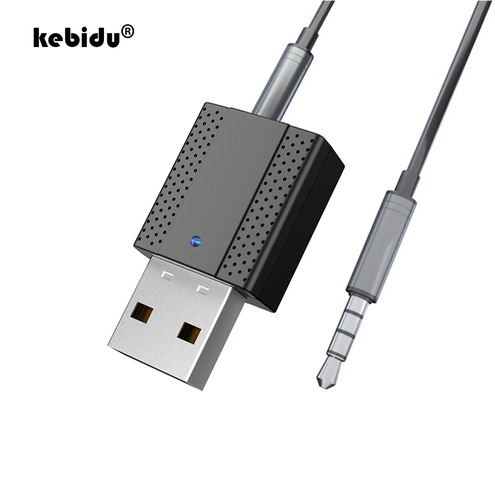 Kebidu 2 в 1 стерео Bluetooth 5,0 Аудио приемник и передатчик USB мощность 3,5 мм AUX музыкальный адаптер для автомобиля FM Радио Mp3 плеер