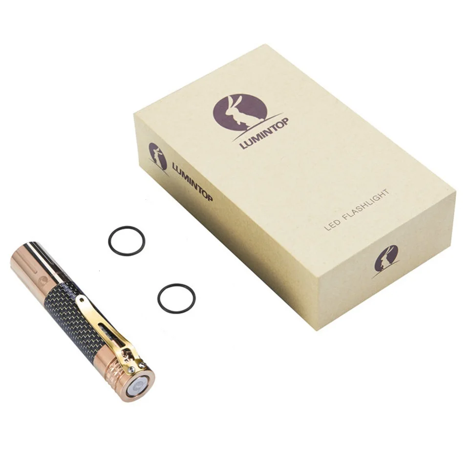 Lâmpada de Emergência por 18650 Original Lumintop Cobre Mini Lanterna Cree Xp-l 1050lm l Tocha Holofotes Bateria Edc 8 XP-L 1050lm l lanterna tocha holofotes lâmpada