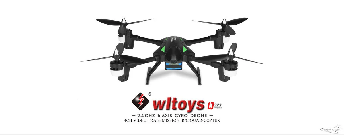 WLtoys Q323-C RC вертолет Дроны с 2.0MP HD камерой 2,4G 4CH 6 оси гироскопа высота удержания RC Квадрокоптер RTF светодиодный светильник
