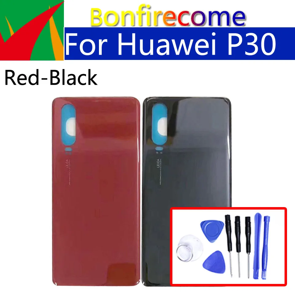 Задняя крышка аккумулятора для Huawei P30 задняя аккумуляторного отсека чехол ELE-L09