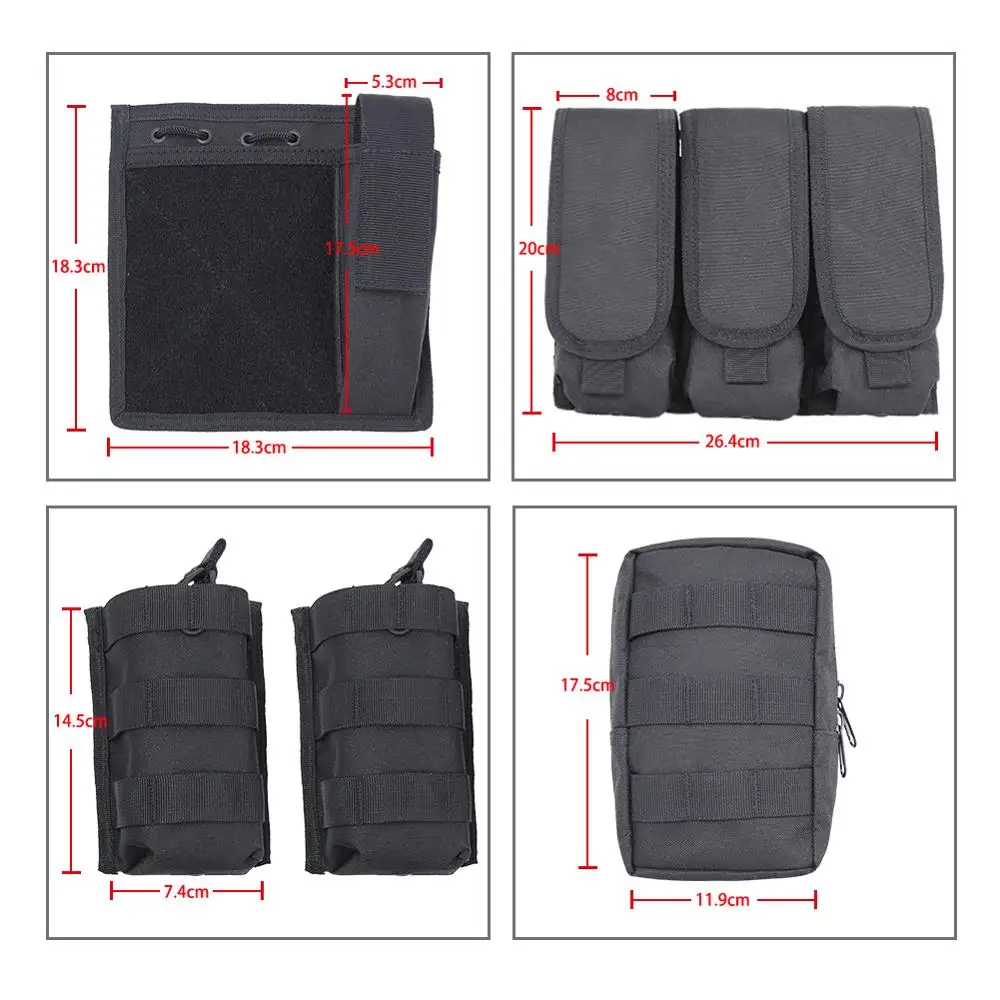 Жилет MGFLASHFORCE Molle для страйкбола тактический жилет накладка на тарелку Swat рыбалки