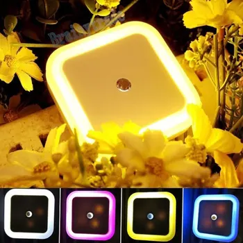 

Led Night Light with Sensor Lamp Toilet Light Control Wall Lights Baby Bedroom Bedside Lamp Intelligent Sensor Light