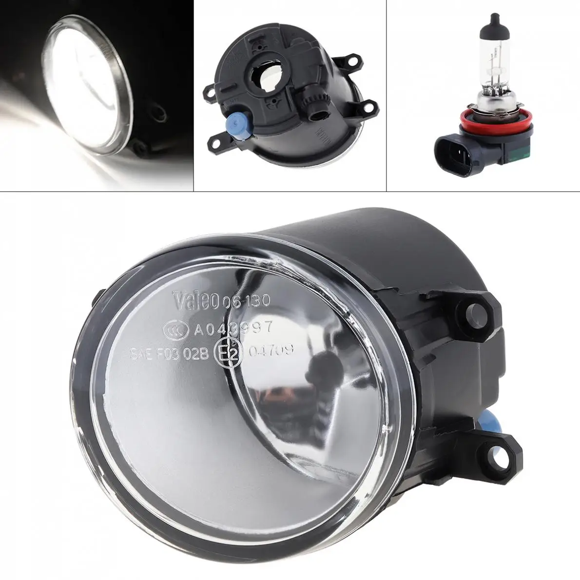 

1pcs Car Fog Light Left Side Fog Lamp with 6000K H11 Bulb Fit for Toyota Camry Yaris Lexus US
