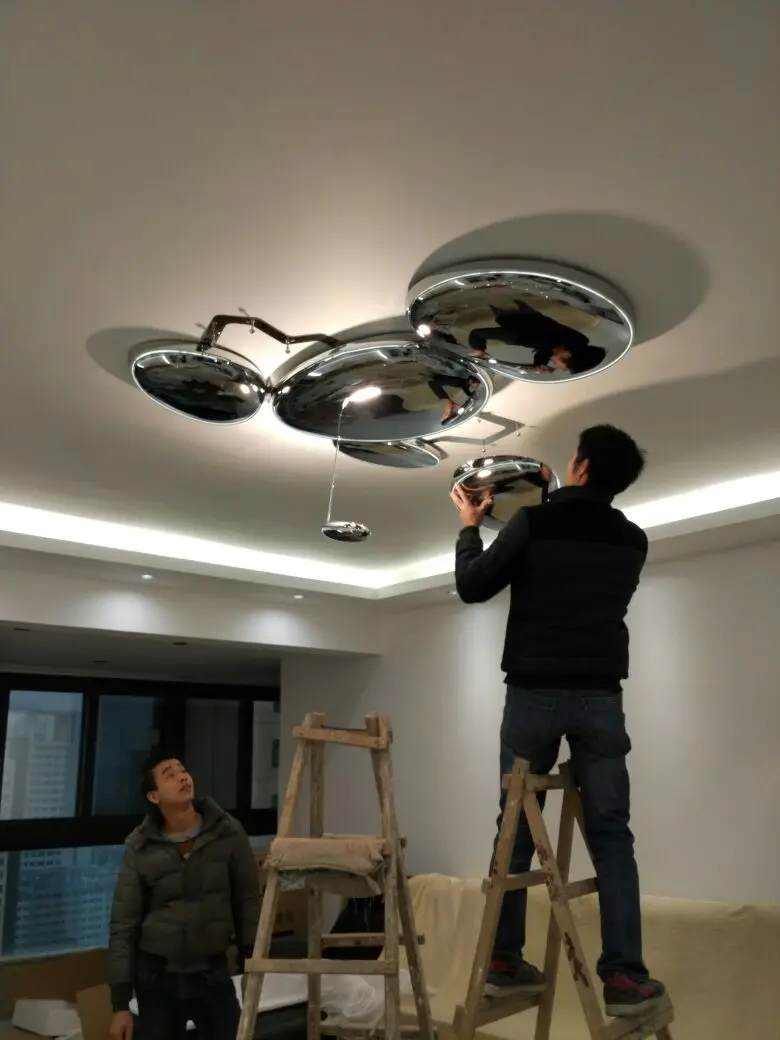 LED Нордик Постмодерн Железные Капли Воды Светодиодные Лампы.Светодиодные