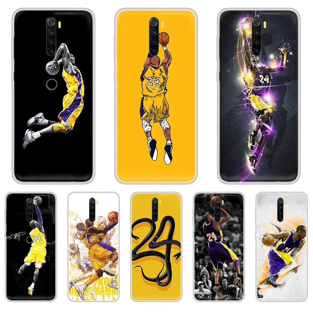 Баскетбольный чехол Miss Kobe mvp из силикона ТПУ prime прозрачный для телефона XIAOMI Redmi Note