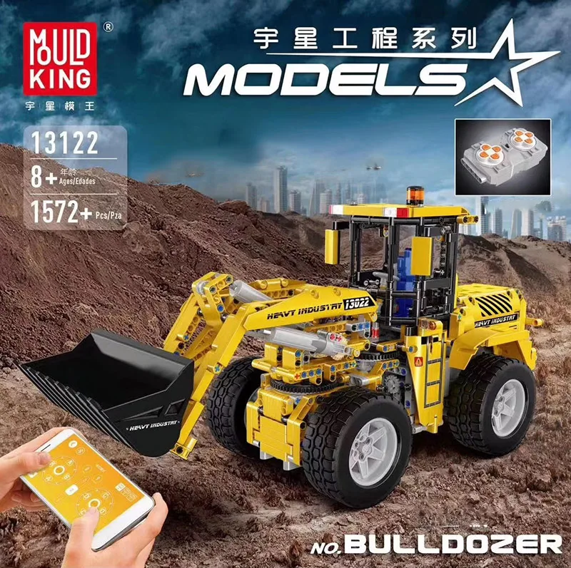 20006 Technic Series L350F колесный погрузчик RC модель автомобиля Комплект строительные