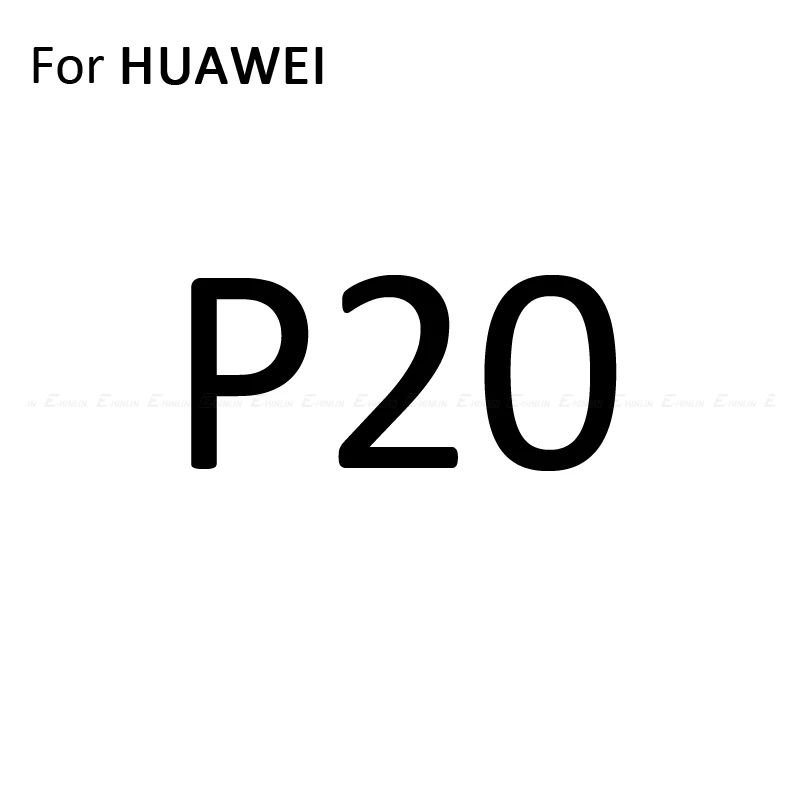 For P20 2.5D Закаленное стекло для huawei P30 P20 mate Honor 20S 10i 10 View 20 Pro Lite Полное покрытие защита экрана стекло защитная пленка - Цвет: For P20