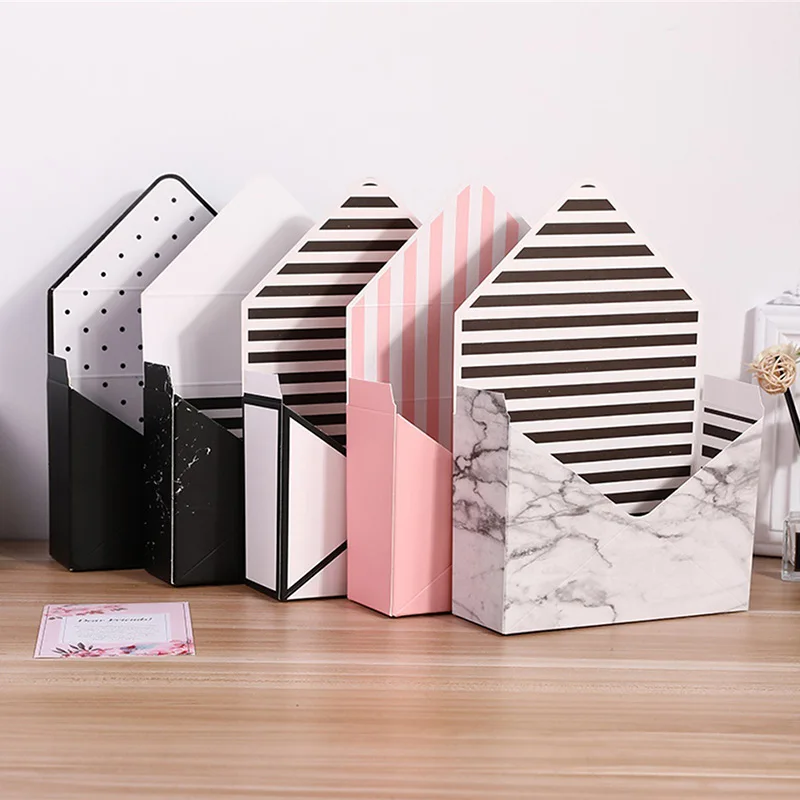 21 Styles Envelope Flower Boxes, Creative Bouquets Hand Packaging, Holds Romantic Folding Paper, Wedding Gift, gift boxes