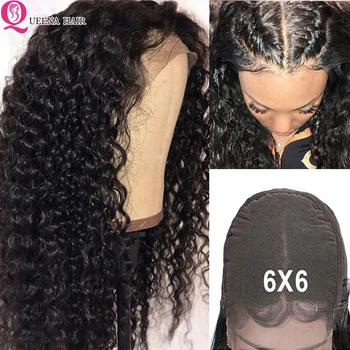

13x4 Water Wave Frontal Wig 4x4 6x6 Closure wig Pre Plucked Water Weave Human Hair Wig Remy 150% Brazilian Transparent Lace Wigs