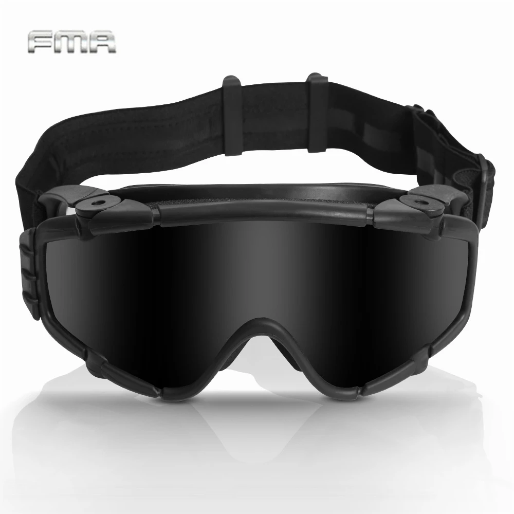 FMA Tactical Anti fog Goggles with Fan Anti dust Adjustable Outdoor