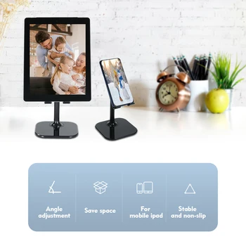 

Home Office Organizer Tablet/Phone Holder Stander for Desk Adjustable Desktop Stander For Smartphones and Tablets