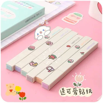 

Fluorescent Marker Color Mark Fat Swipe Major Light of Douyin Celebrity Style for Student Take Your Notes with You on the Small