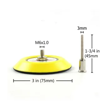 

15pcs Polishing Pads With Tray Hook & Loop Cleaner Grinding Sanding disc