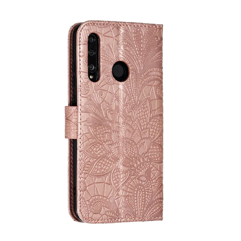 Кожаный чехол-книжка с кружевными цветами для huawei honor 10 Lite, чехол для honor 10i HRY-LX1T 20 lite, чехол для honor 10, Магнитный чехол-книжка