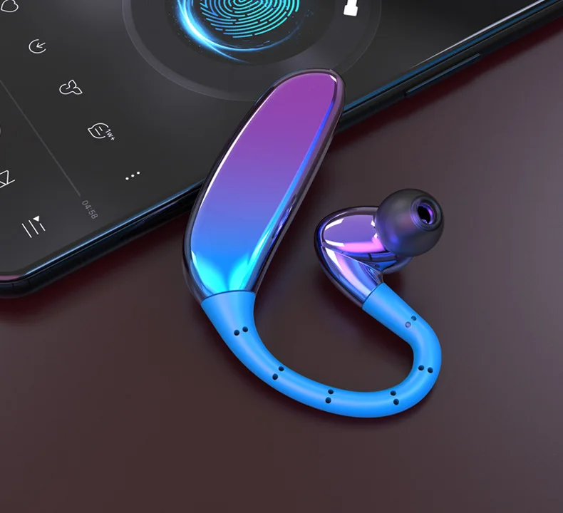 Двойной динамический беспроводной 5,0 bluetooth-гарнитура с одним ухом спортивные накладные водонепроницаемые наушники для Xiaomi Redmi iPhone