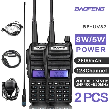

UV82 VHF UHF Transceiver Walkie-talkie Two Way Radio Talkie Walkie Ham Radio Comunicador uv-82 Baofeng uv 82 Walkie Talkie
