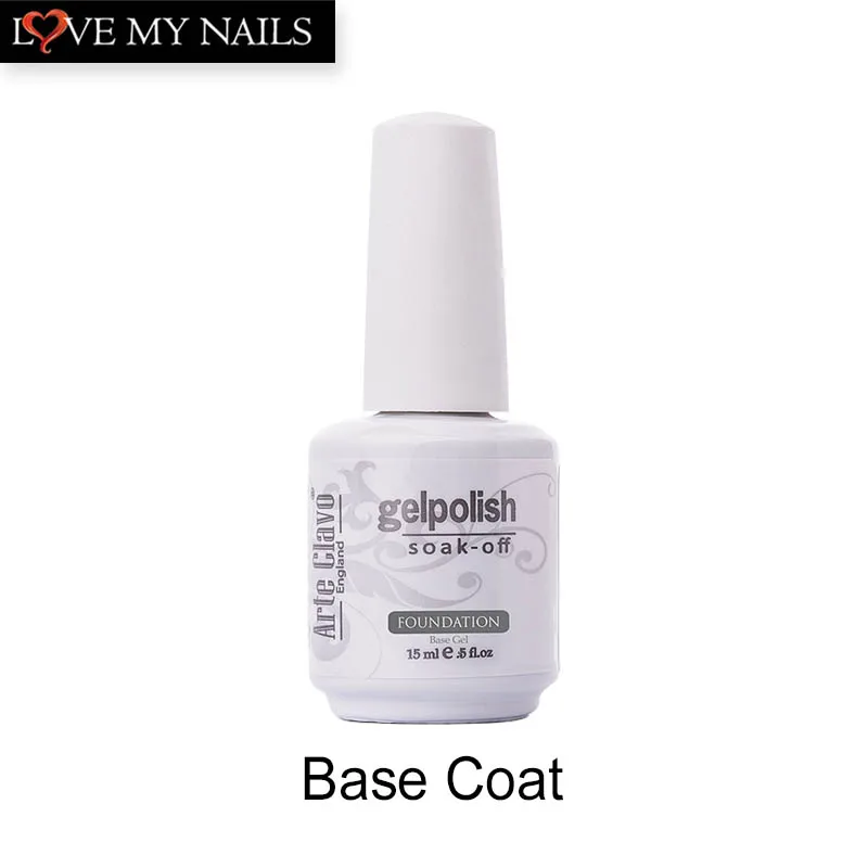Base Coat Arte Clavo 15 мл Базовое покрытие верхнее покрытие праймер волшебное средство для удаления замачивания набор гель-лаков для ногтей УФ светодиодный Гель-лак - Цвет: Base Coat