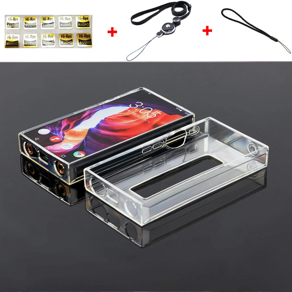iPod Case Soft TPU Clear Protective Case for FiiO M11 Pro / M11 Music Player Full Skin Cover Case