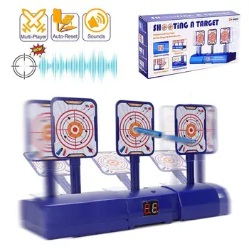 

Electric Target Shooting Game DIY High Precision Scoring Auto Reset Target Gun Accessories Toys Outdoor Fun Sport Toy for Kids
