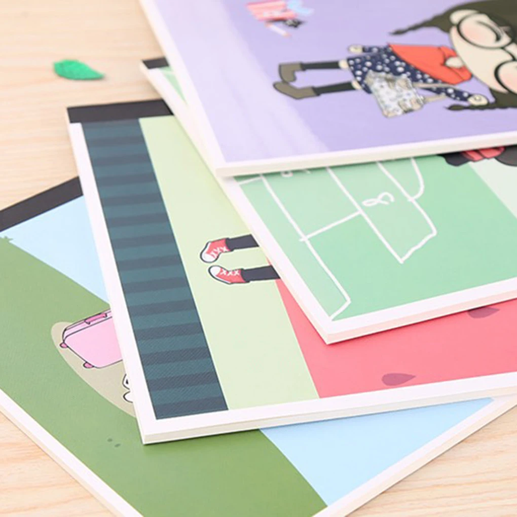 B5 Korea Style Stationery Mini Notebook Kids Cartoon Portable Little Book Daily Memos Travelers Journal Diary