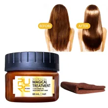 Аргановое масло волшебное Кератиновое лечение волос маска для удаления волос маска для волос Расширенная молекулярная корни для волос лечение 60 мл восстановление