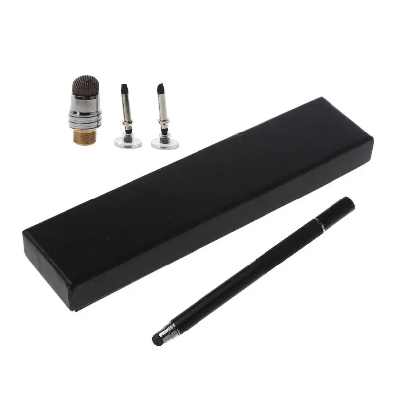 

3 in 1 Fiber Metal Tip Stylus Capacitance Pen Screen Touch Drawing Tablet Pen