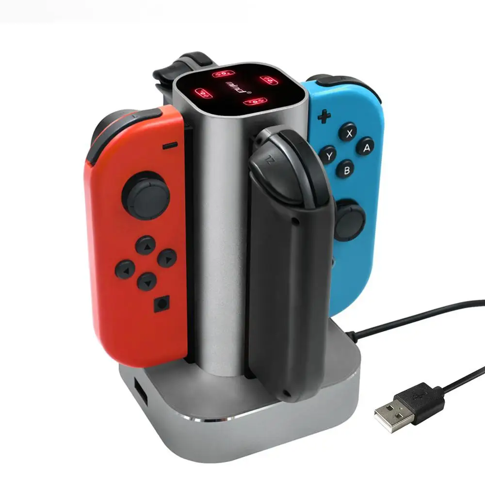 

4 in 1 Dock Charging Stand Station Charger for Nintendo Switch Gamepad Controller