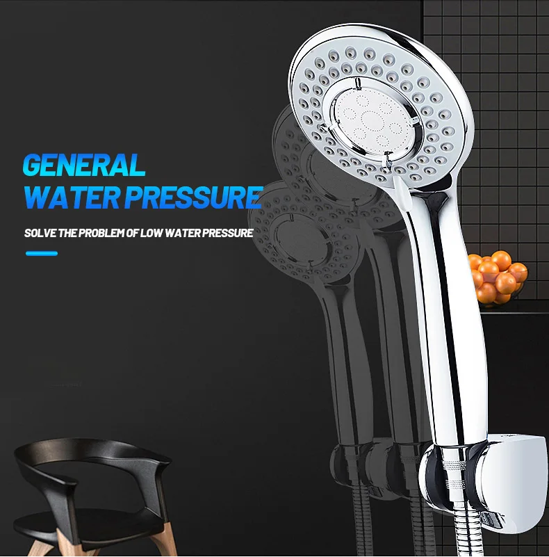 modos cabeça chuveiro alta pressão névoa massagem acessórios do banheiro abs