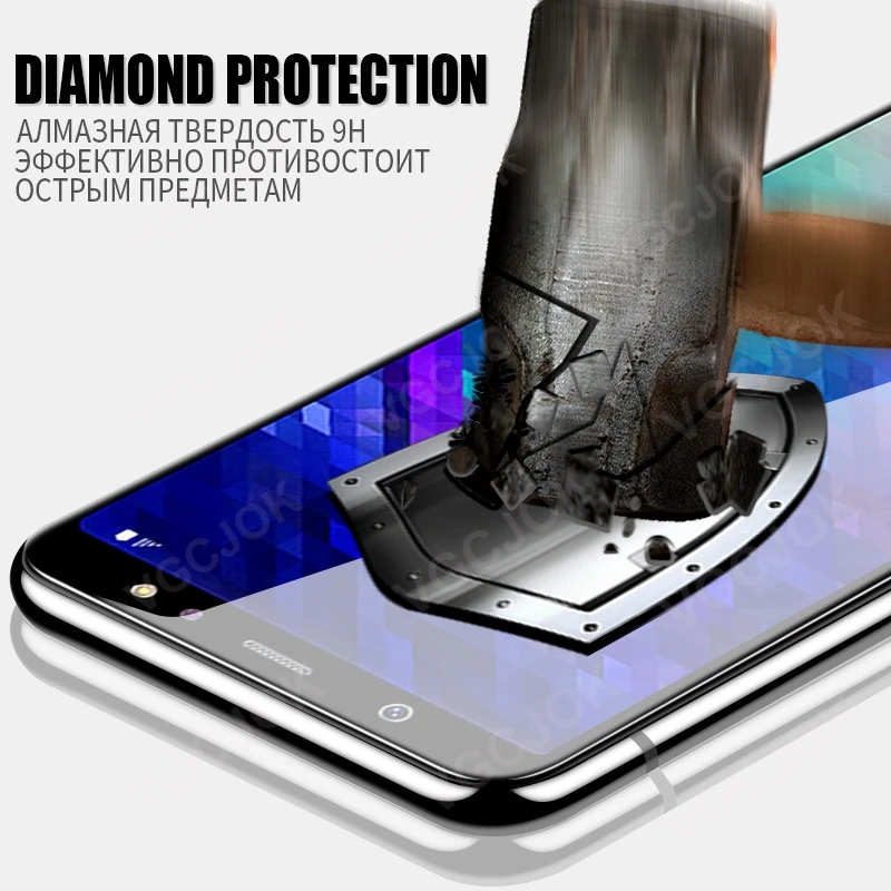 15D Full Protective Glass For Samsung Galaxy A6 A8 Plus J4 J6 J6Plus J2 J3 A7 J7 J8 A9 2018 Tempered Glass Screen Protector Film